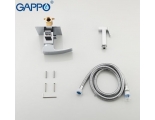 Смеситель с гигиеническим душем Gappo G7207-1 встраиваемый, хром