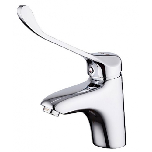 Смеситель для раковины Frap F1054, удлиненная локтевая ручка купить в интернет магазине Санрай73