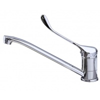 Смеситель для кухни Frap F4254, удлиненная локтевая ручка