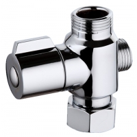 Дивертор для смесителя Frap FBBB поворотный, хром