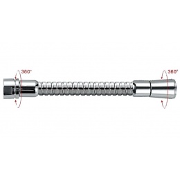 Шланг для душа Frap F40 двойная оплетка, 150 см, хром