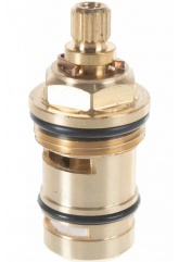 Кран-букса переключателя Frap 1/2" керамика, 20 шлицов, поворот 180°