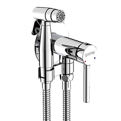 Смеситель с гигиеническим душем Gappo G06 G7206 встраиваемый, хром купить в интернет магазине Санрай73
