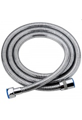 Шланг для душа GAPPO G43-18 усиленный в двойной оплетке, 180 см, хром