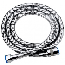 Шланг для душа GAPPO G43-18 усиленный в двойной оплетке, 180 см, хром