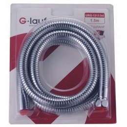 Шланг для душа G-lauf URG-1313, 150 см, хром, свободное вращение