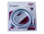 Шланг для душа G-lauf URG-1314 150 см, ПВХ, серый металлик, свободное вращение