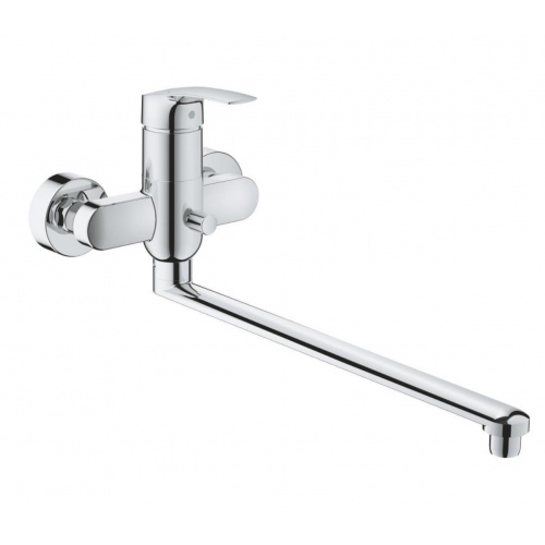 Смеситель для ванны GROHE Eurosmart, однорычажный, длинный поворотный излив, хром купить в интернет магазине Санрай73