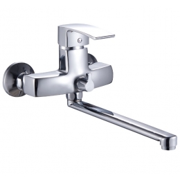 Смеситель для ванны Higashi HG05-501 однорычажный с душевой лейкой цвет хром