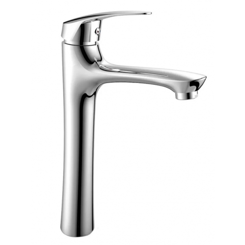 Смеситель для раковины Lemark Linara LM0409C, однорычажный, литой высокий излив, хром купить в интернет магазине Санрай73