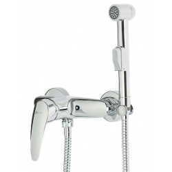 Смеситель с гигиеническим душем Lemark Linara LM0418C, встраиваемый с внутренней частью