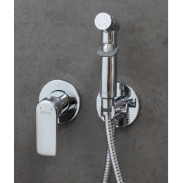 Смеситель с гигиеническим душем Lemark Verba LM11419C встраиваемый