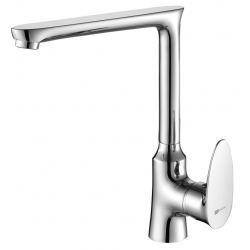 Смеситель для кухни Lemark Nero LM0205C, однорычажный, высокий Г-излив, хром