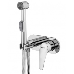 Смеситель с гигиеническим душем Lemark Linara LM0419C, встраиваемый с внутренней частью