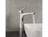 Смеситель для раковины Lemark Evitta LM0509C, однорычажный, высокий Г-излив, хром