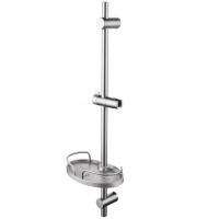 Штанга душевая Lemark LM3775GM, с мыльницей, графит