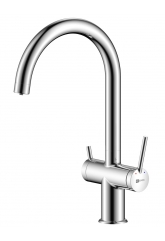 Смеситель для кухни Lemark Minima LM3861C, с выходом для фильтра, высокий U-излив, хром