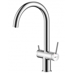 Смеситель для кухни Lemark Minima LM3861C, с выходом для фильтра, высокий U-излив, хром