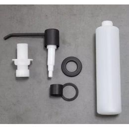 Дозатор для жидкого мыла встраиваемый Lemark Expert LM8201PAN антрацит