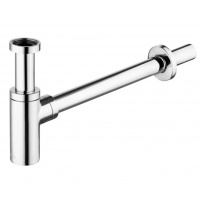 Сифон для раковины Lemark с выпуском, бутылочный, 1 1/4" х 32 мм, хром