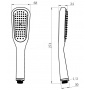 Лейка душевая LEMARK LM0411C, 1 режим, 68 мм