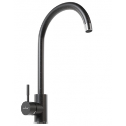 Смеситель для кухни Mixline ML-GS15 (308) черный, высокий излив