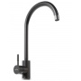 Смеситель для кухни Mixline ML-GS15 (308) черный, высокий излив