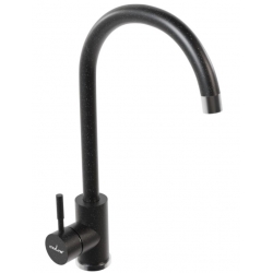 Смеситель для кухни Mixline ML-GS15 (308) черный, высокий излив