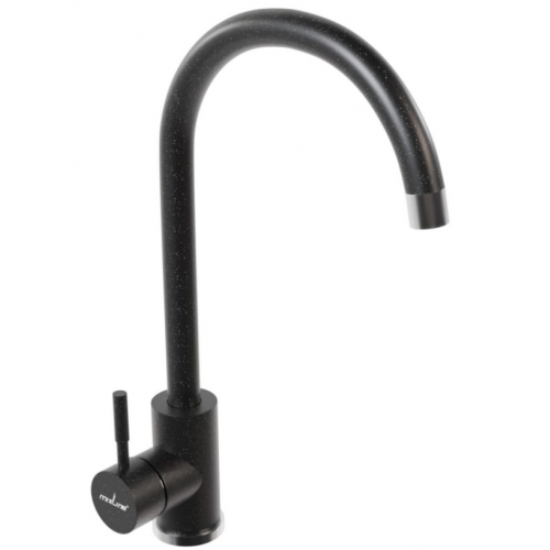 Смеситель для кухни Mixline ML-GS15 (308) черный, высокий излив купить в интернет магазине Санрай73