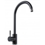 Смеситель для кухни Mixline ML-GS15 (343) антрацит, высокий излив