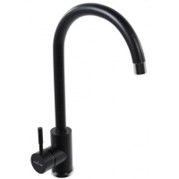 Смеситель для кухни Mixline ML-GS15 (343) антрацит, высокий излив