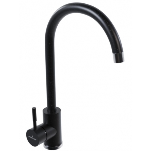 Смеситель для кухни Mixline ML-GS15 (343) антрацит, высокий излив купить в интернет магазине Санрай73