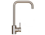 Смеситель для кухни Mixline MLSS-0301 высокий излив, нержавеющая сталь, сатин