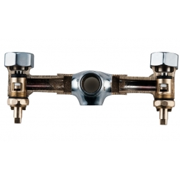 Смеситель для ванны и умывальника Профсан Стандарт-А PSM-157-30, двухвентильный, душ, хром