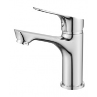 Смеситель для умывальника Rossinka RS29-13, однорычажный, литой излив