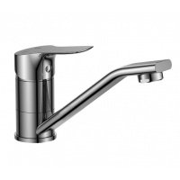 Смеситель для умывальника Rossinka RS29-22, однорычажный, поворотный излив