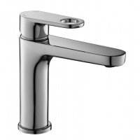 Смеситель для умывальника Rossinka RS33-13, однорычажный, литой излив