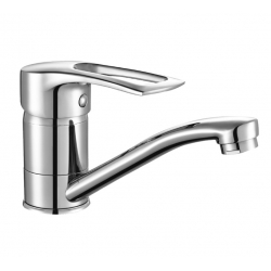 Смеситель для умывальника Rossinka T40-22, однорычажный, поворотный излив