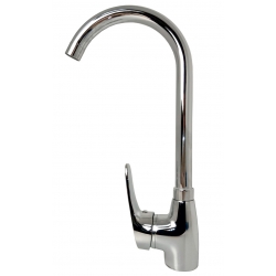 Смеситель для кухни Sanday SD38165, однорычажный, высокий излив, хром