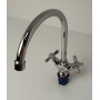 Смеситель для кухни Sanday SD47986, двухвентильный, высокий излив