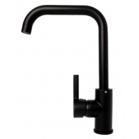 Смеситель для кухни Sanday SD563304-07, однорычажный, высокий излив, черный