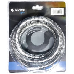 Шланг для душа СТК / Santrek Aqua 8802 тип Solo не растягивающийся, 1,5 м, в блистере (рег.№468190)