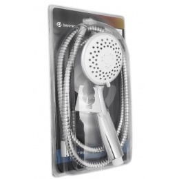 Душевой набор СТК / Santrek Aqua 04 лейка 3 режима, шланг, держатель, в блистере (рег.№468190)