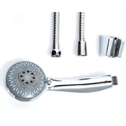 Душевой набор СТК / Santrek Aqua 05 лейка 5 режимов, шланг, держатель, в блистере (рег.№468190)