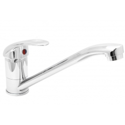 Смеситель для кухни Santrek Aqua 760 Standart SB75, однорычажный, поворотный длинный излив, хром