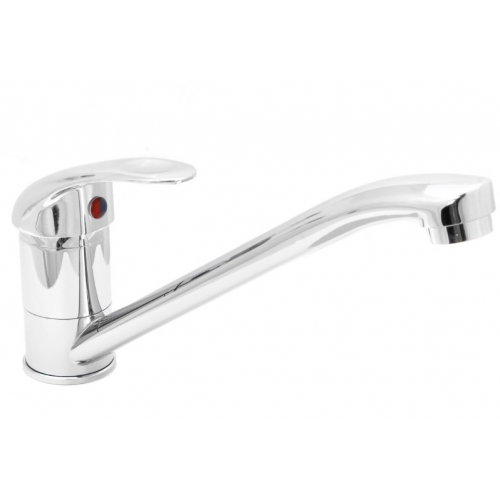 Смеситель для кухни Santrek Aqua 760 Standart SB75, однорычажный, поворотный длинный излив, хром купить в интернет магазине Санрай73