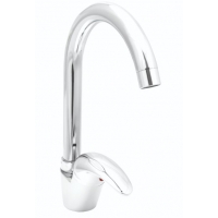 Смеситель для кухни Santrek Aqua 770 Standart SB88, однорычажный, поворотный излив, хром