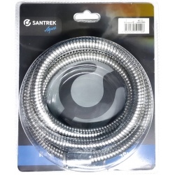 Шланг для душа имп/имп Santrek Aqua 8801 растягивающийся 2 м, хром