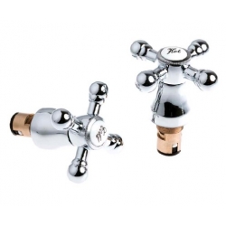 Ремкомплект СТК / Santrek Aqua 18*1 комплект кран-букс с маховиками крест, металл, хром