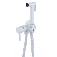 Смеситель с гигиеническим душем Savol S-FXQ003W, однорычажный, белый